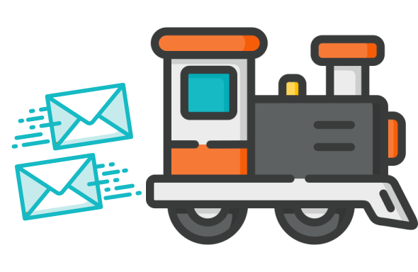 email train illustration